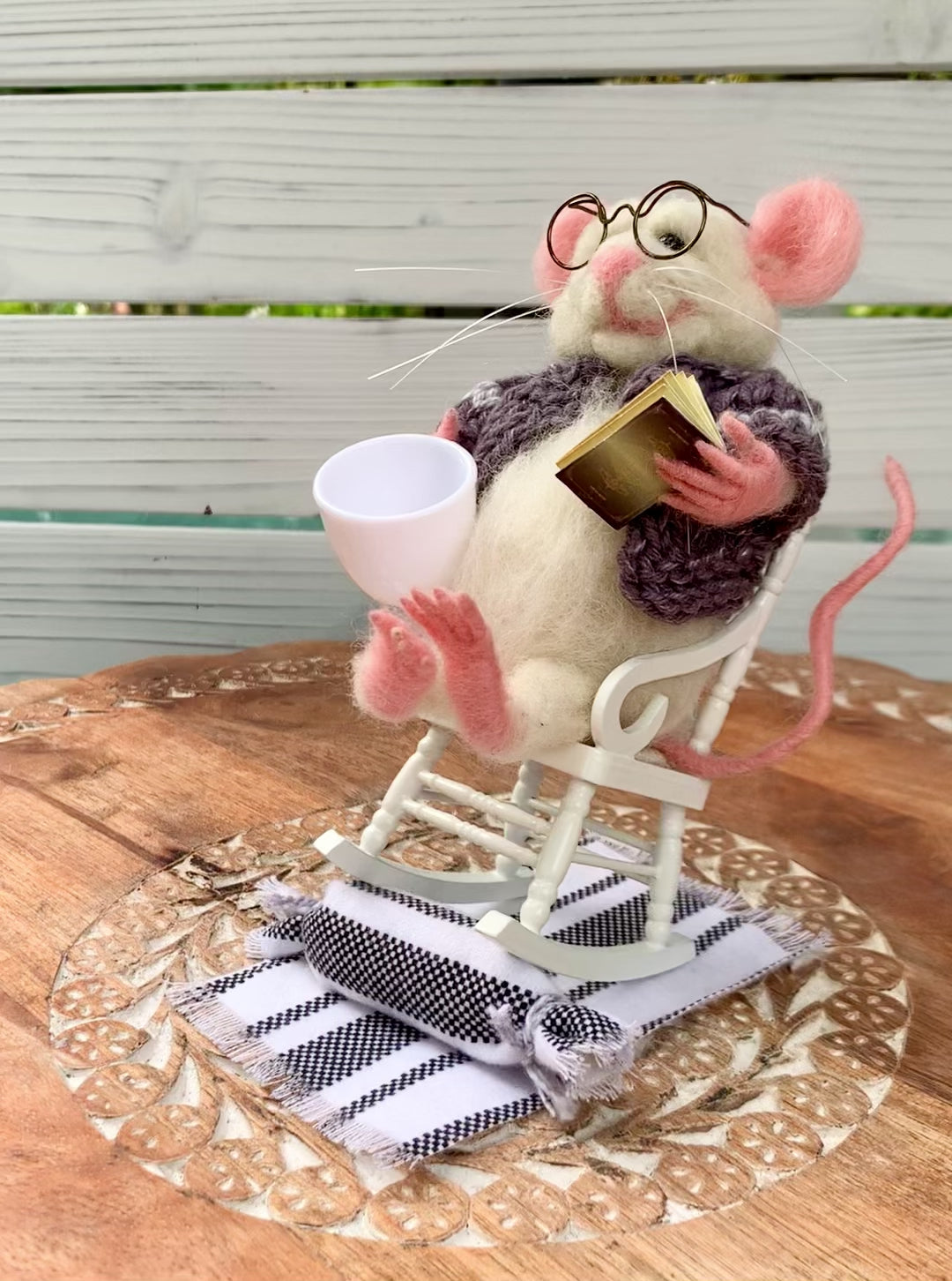 Felted Mice Collection – Handcrafted Natural Fiber Creatures ...
