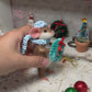 Christmas Mouse Pip Cute Toy Waldorf inspired Sweet Little Beige Stuffed Animal Winter Elf with Wreath Needle Felted Dressed Figurine Winter