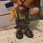 Bayraktar the Dog, Ukrainian Soldier, natural fiber friend, felted dog art doll, OOAK