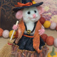 Filomena the Mouse – OOAK Needle Felted Natural Fiber Doll | Handmade Art Doll