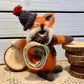 Jacque du Fox, a natural fiber friend, felt animal, OOAK